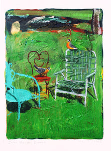 Chairs and Robins - 12.5x9in